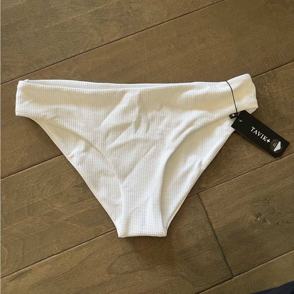 Tavik White Bikini Bottom